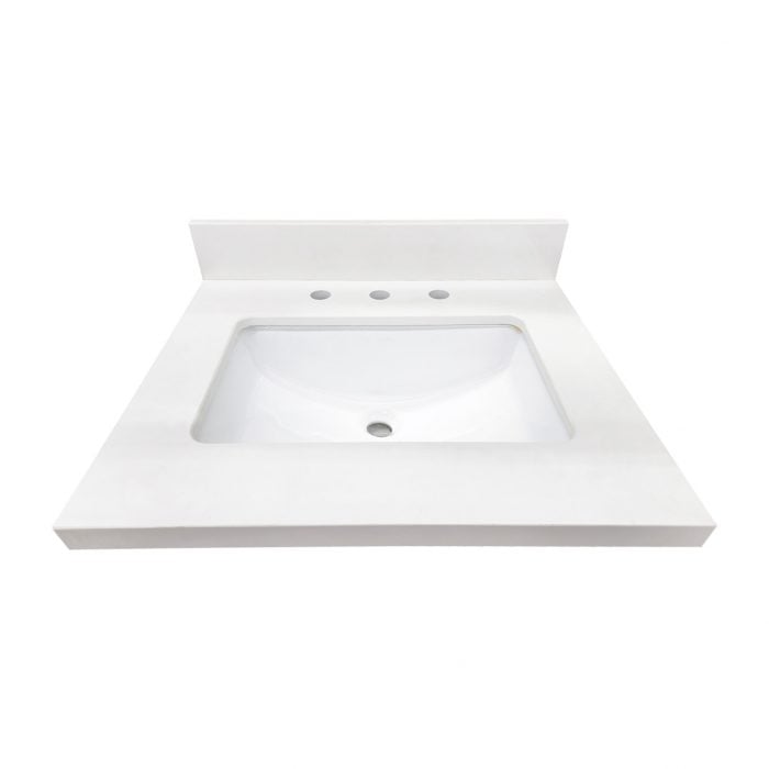 Soho White Quartz Vanity Top