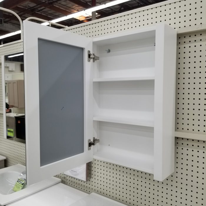 Terano White Medicine Cabinet - Closeout - Image 4