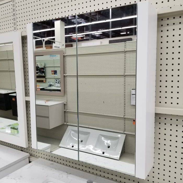 Terano White Medicine Cabinet - Closeout