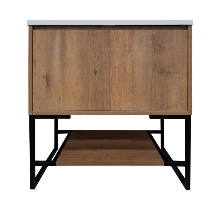 Bronson oak vanity