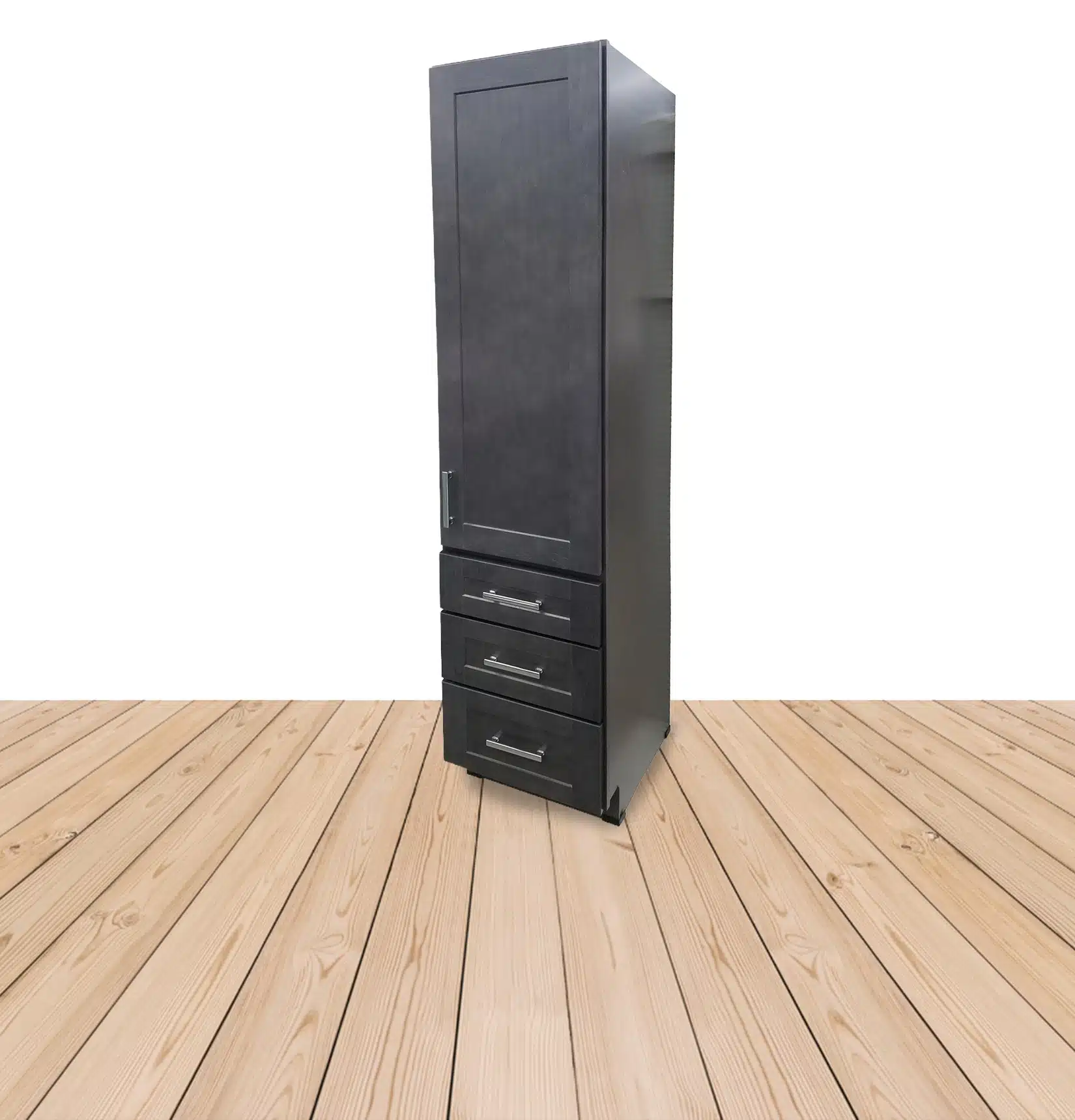 Jamestown Slate Linen Cabinet - Closeout