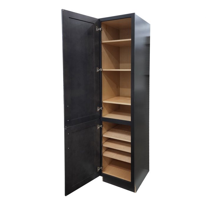 Santana Slate Linen Cabinet - Closeout - Image 2