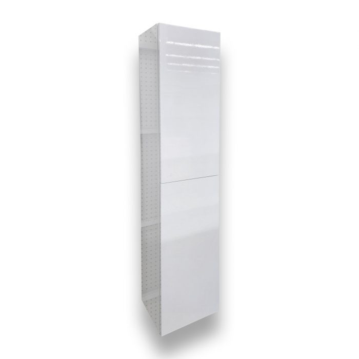 Vida White Wall Hung Linen Cabinet