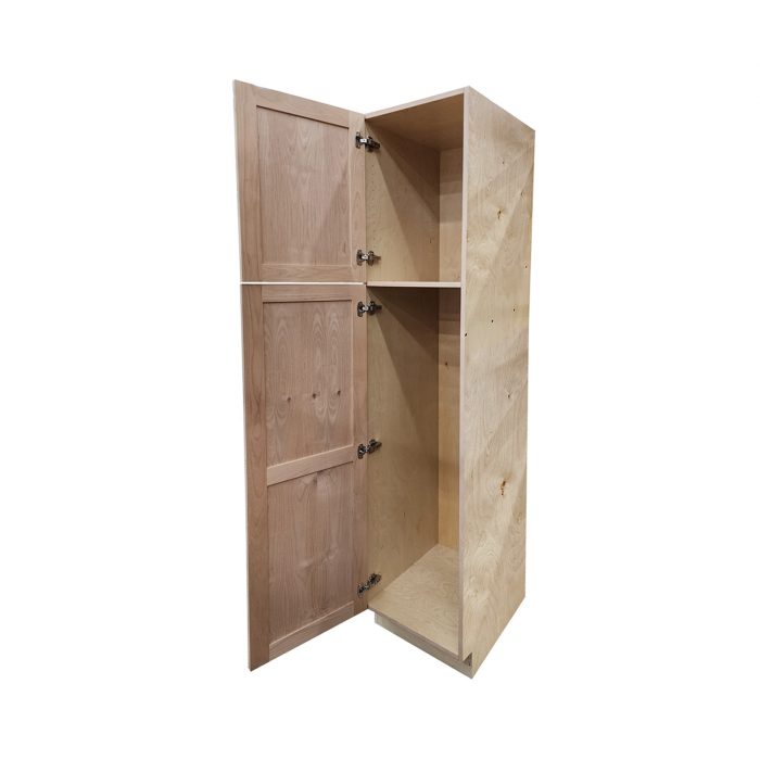 Unfinished Lancaster Alder Linen Cabinet - Image 2