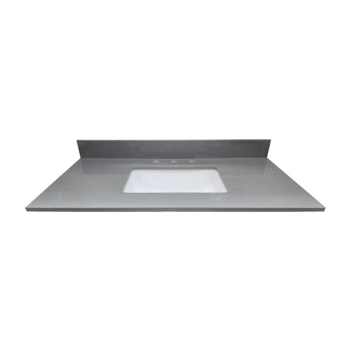 Ortega Grey Quartz Vanity Top - Closeout