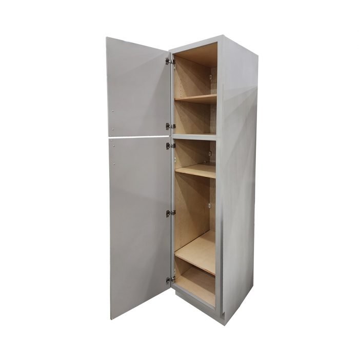 Glazed Grey Linen Cabinet - Closeout - Image 2