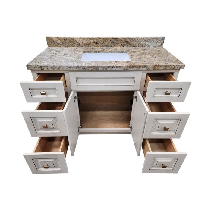 Glazed White Vanity - Image 2