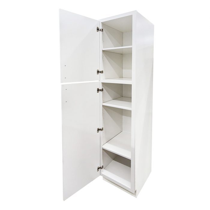 Echo White Linen Cabinet - Closeout - Image 2