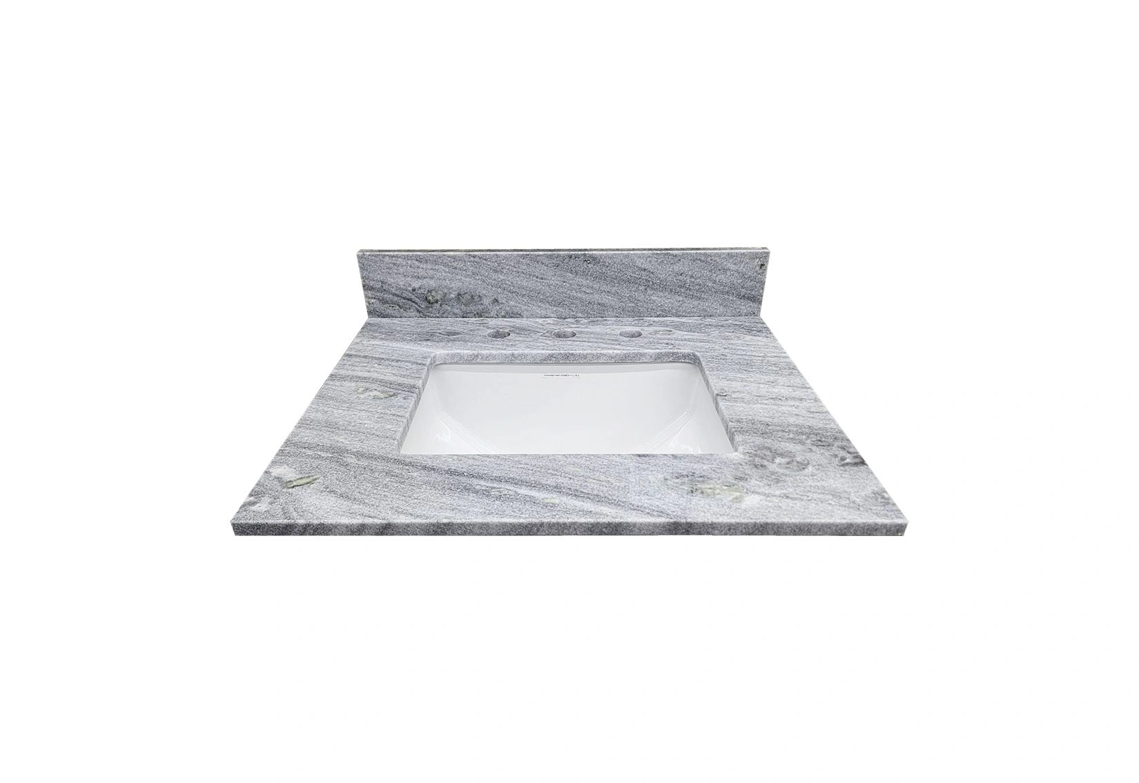 Grey Serpeggianti Marble Vanity Top