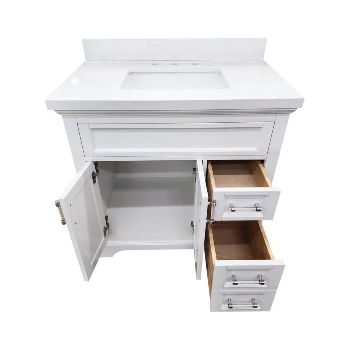 Denver White Vanity - Image 2