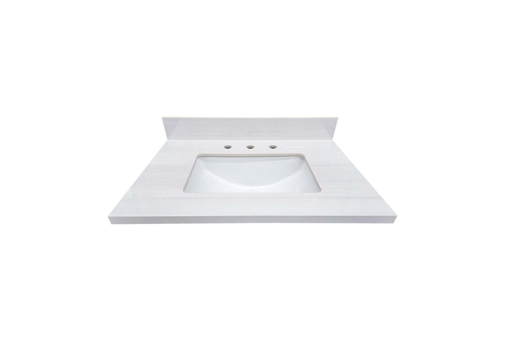 Duna White Sintered Stone Vanity Top | Builders Surplus