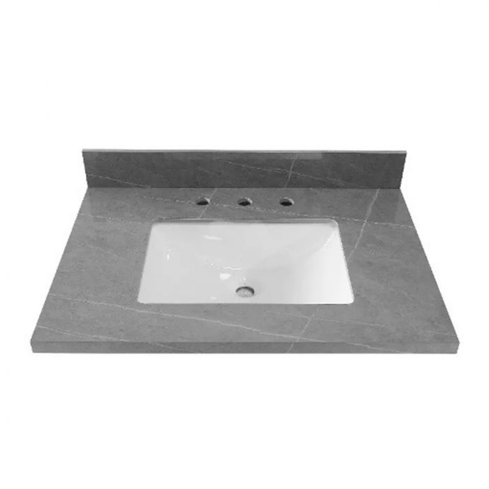 Armani Gray Sintered Stone Vanity Top