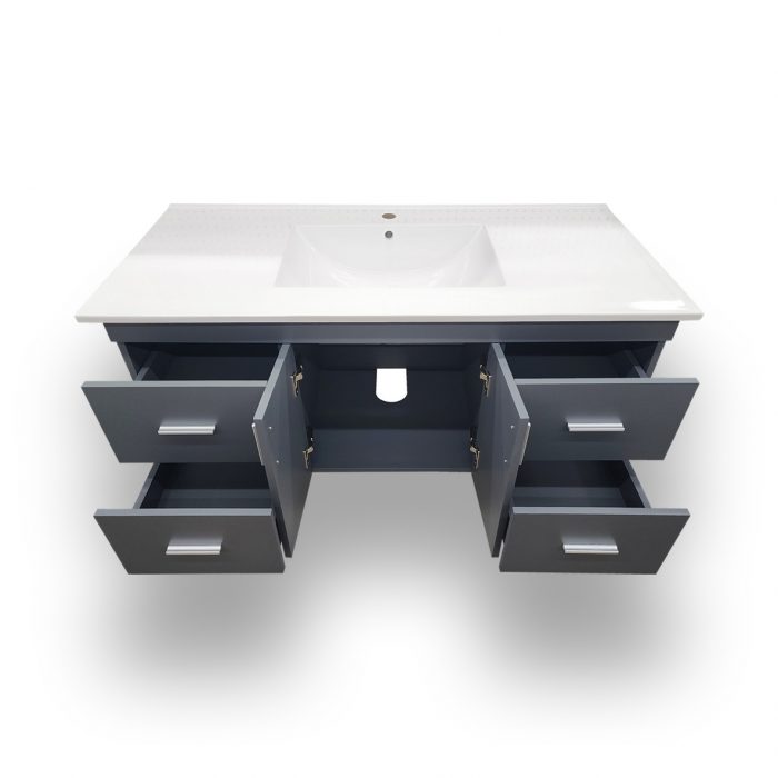 Odin Dark Grey Wall Hung Vanity - Closeout - Image 4