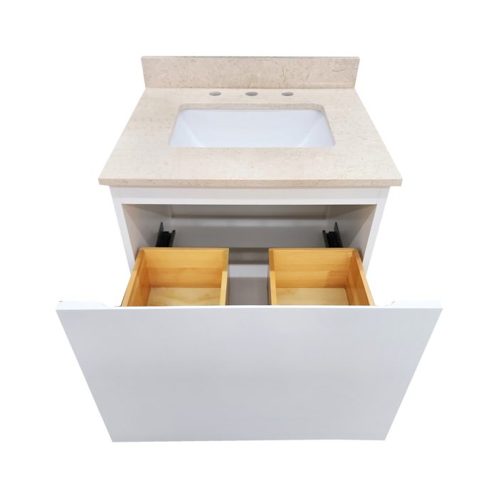 Ellis White Vanity & Top Combo - Image 2