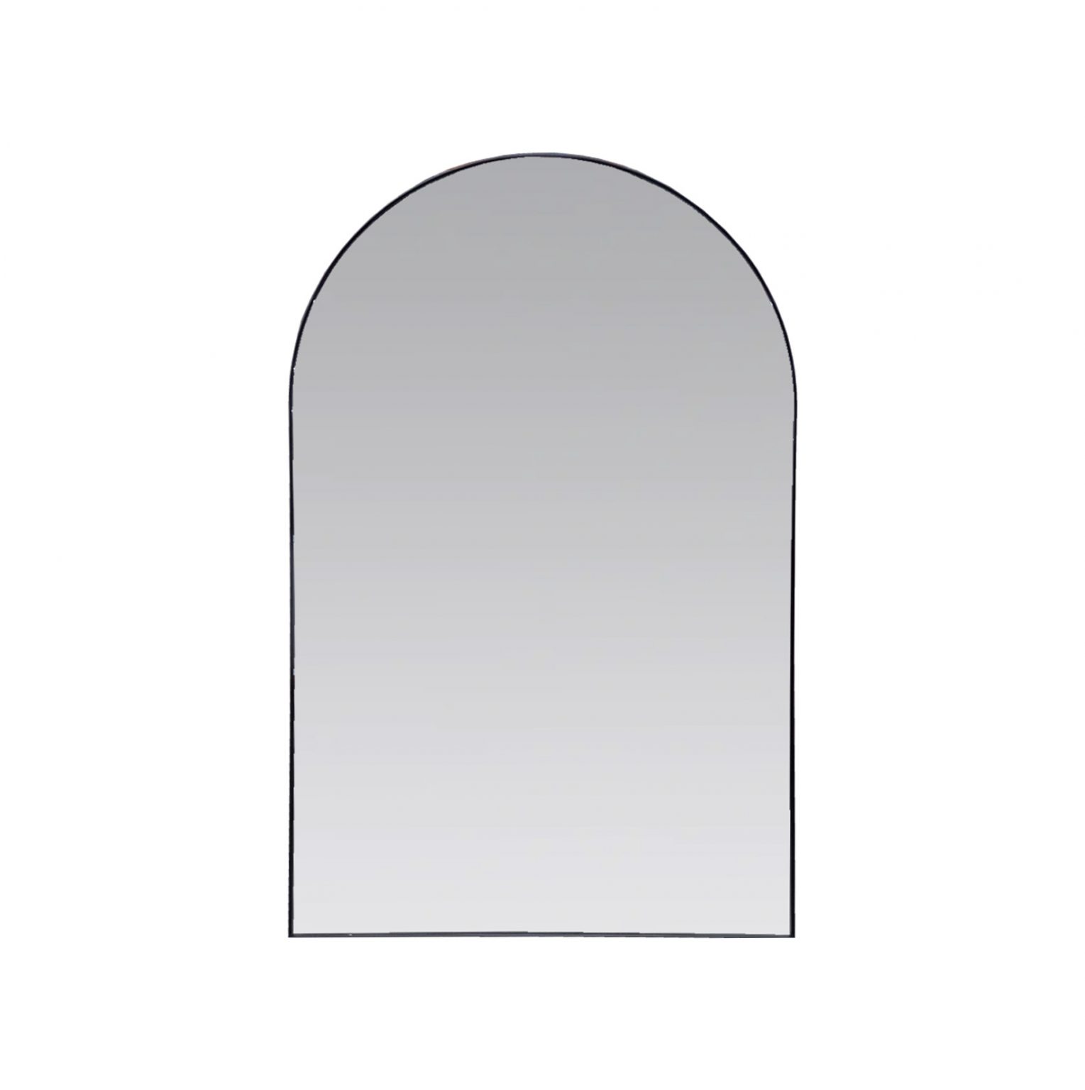 Mesa Circle Framed Mirror Matt Black Builders Surplus Wholesale