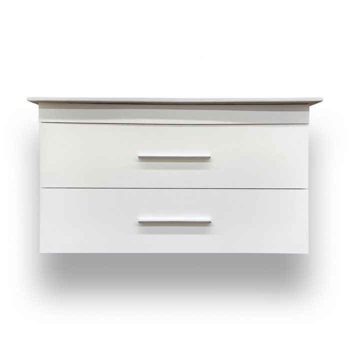 Odin White Wall Hung Vanity - Closeout