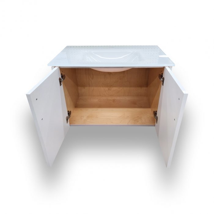 Blanco High Gloss Wall Hung Vanity - Image 2