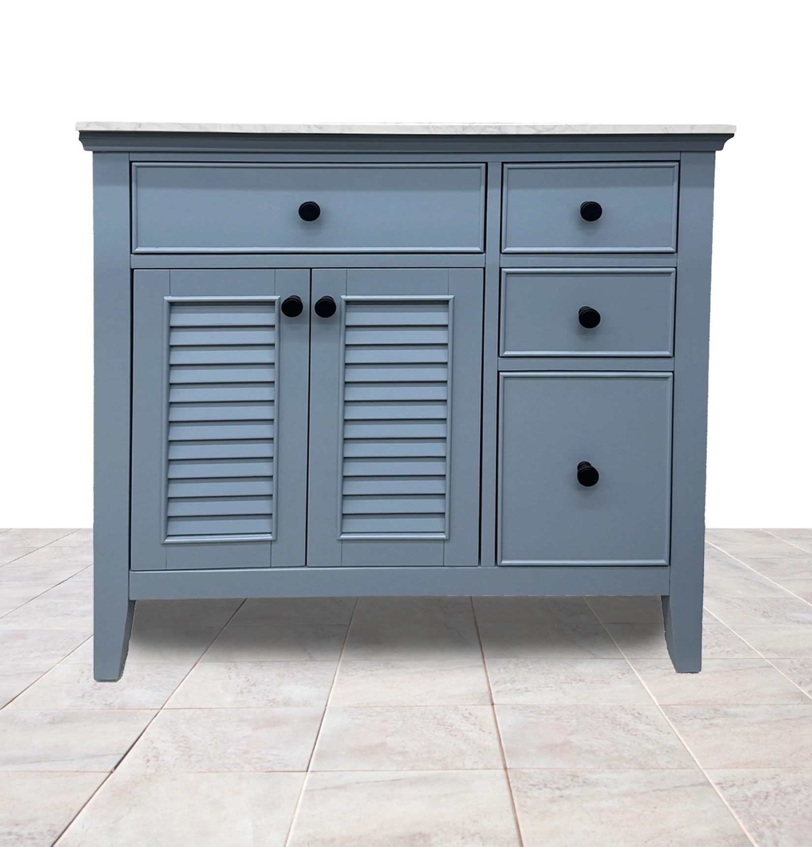 DUBBLEWORKS BLUE&GRAY XX型デニム 耳付 W36 Alani Denim Blue Bathroom Vanity | Builders Surplus