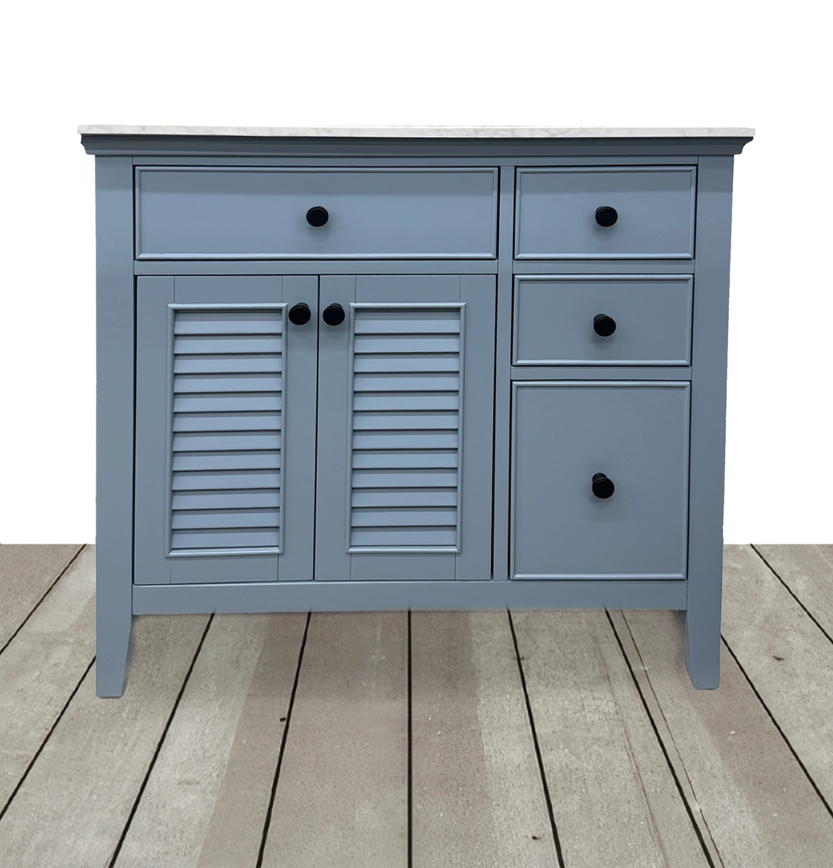 Alani Denim Blue Bathroom Vanity | Builders Surplus