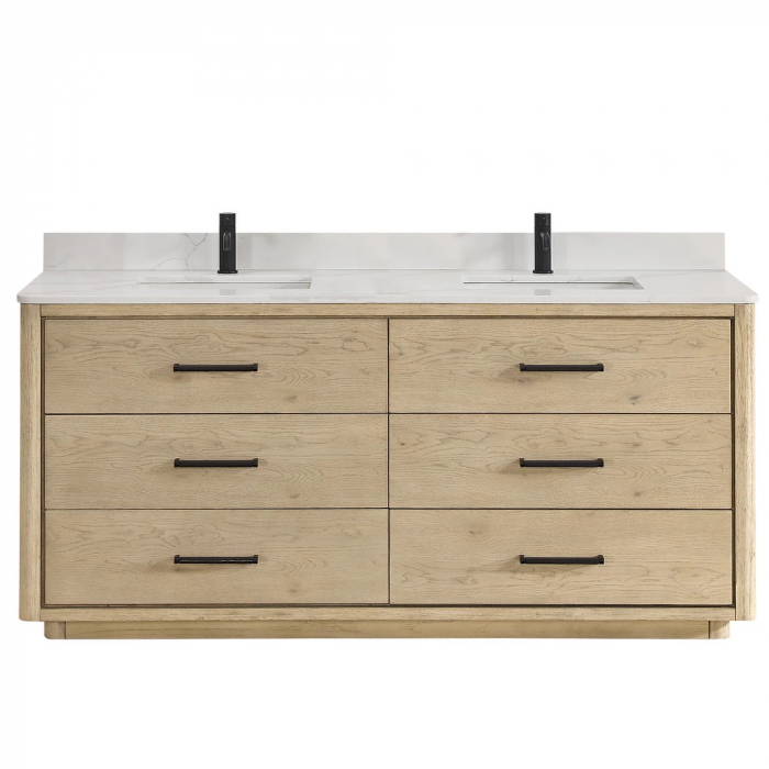 Aquiline Natural Oak Vanity & Top Combo - Image 4