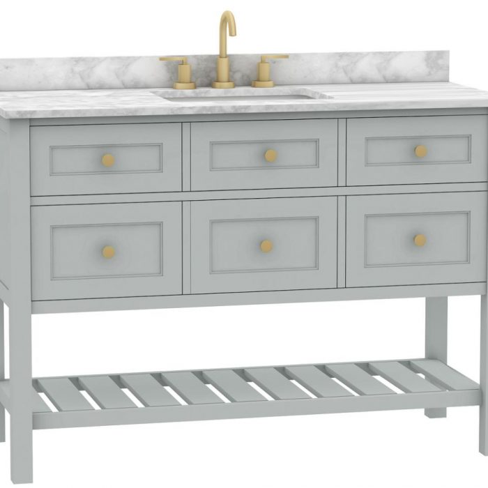 Corry Sea Green Vanity & Top Combo - Image 3