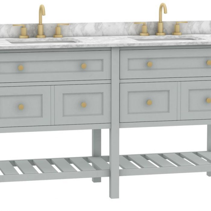 Corry Sea Green Vanity & Top Combo - Image 4