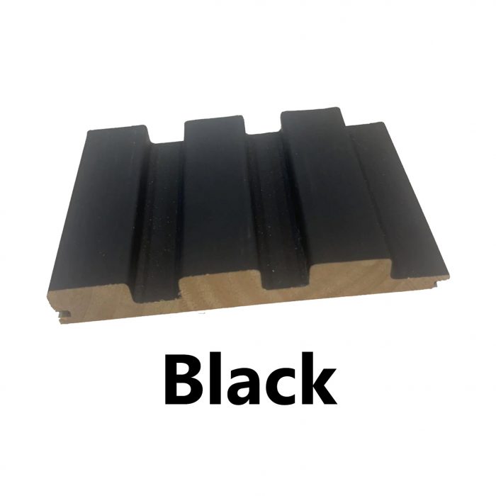 3 Grid Slat Panel (Black)