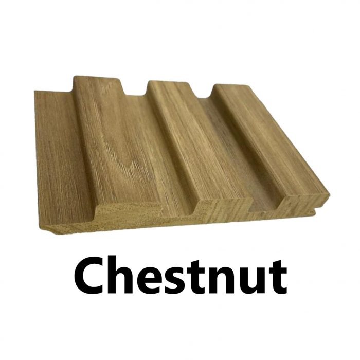 3 Grid Slat Panel (Chestnut)