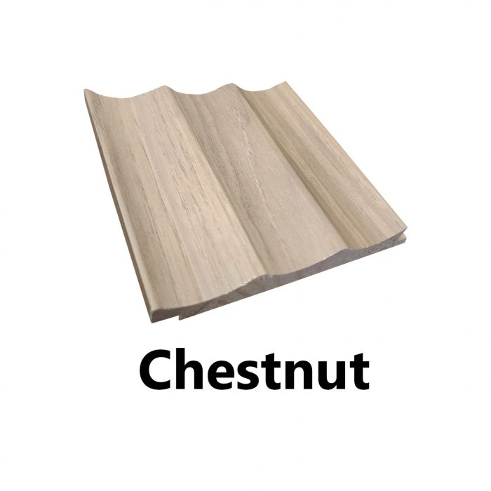 3 Wave Slat Panel (Chestnut)