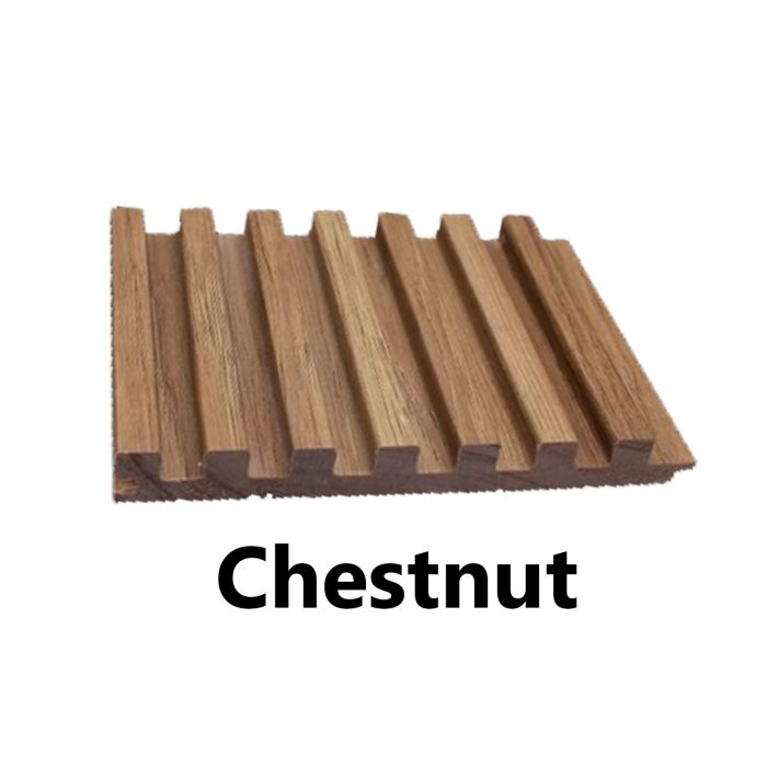 7 Grid Slat Panel (Chestnut)