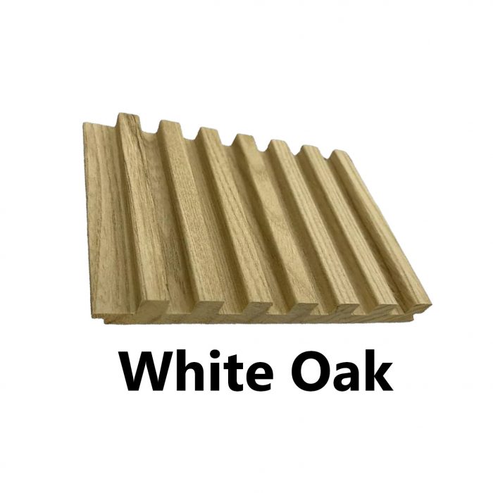 7 Grid Slat Panel (White Oak)