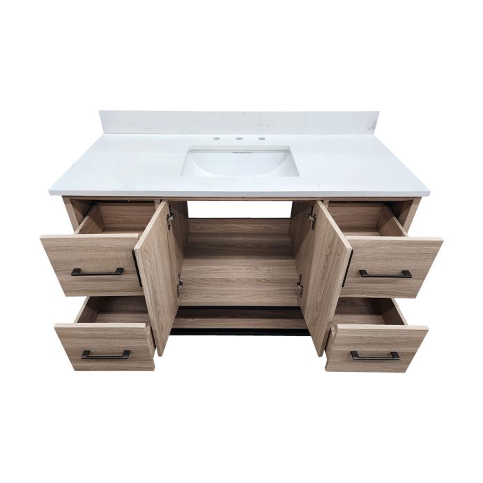 Hartley Nature Oak Vanity & Top Combo - Image 2