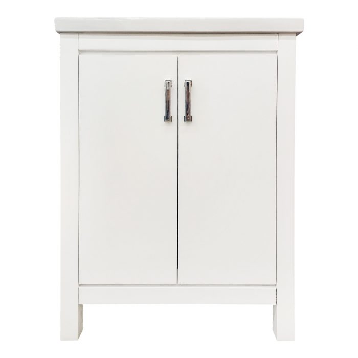 Brees White Vanity & Top Combo