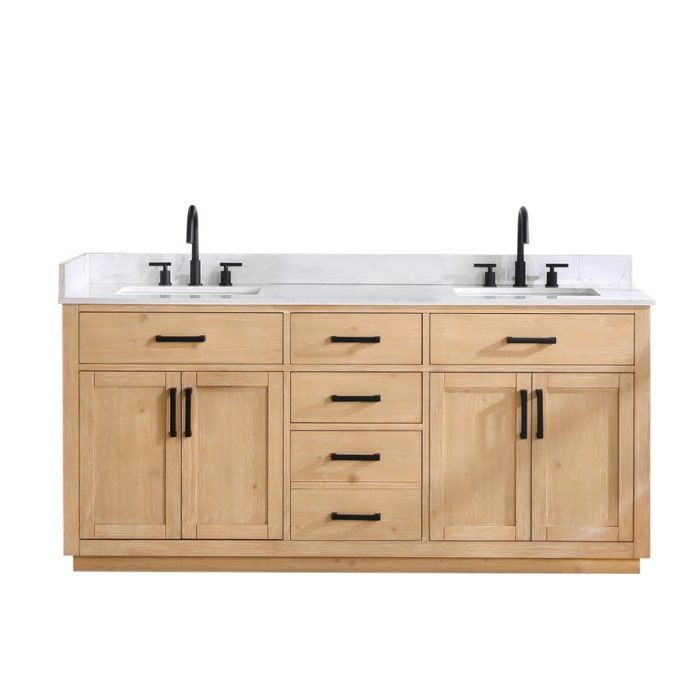 Gavril Light Brown Vanity & Top Combo - Image 5