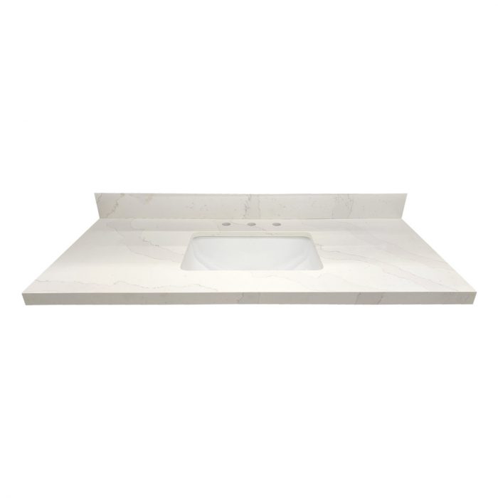 Frost White Quartz Stone Vanity Top
