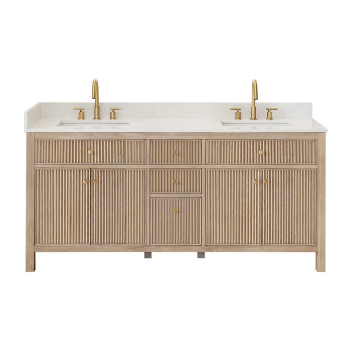 Sarrito Natural Oak Vanity & Top Combo - Image 4