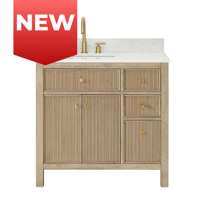 Sarrito Natural Oak Vanity & Top Combo