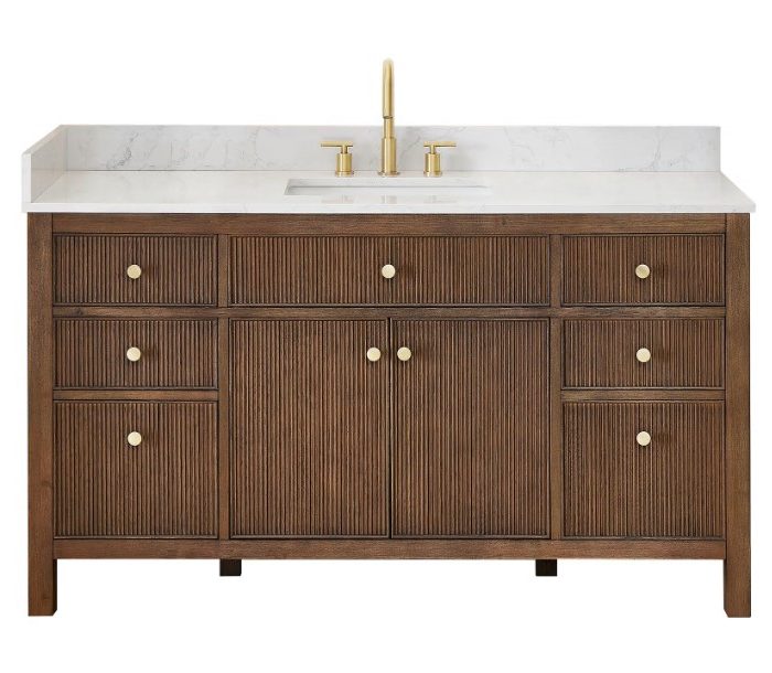 Sarrito Brown Vanity & Top Combo - Image 3