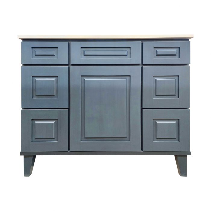 Mystique Blue Vanity on Legs - Closeout
