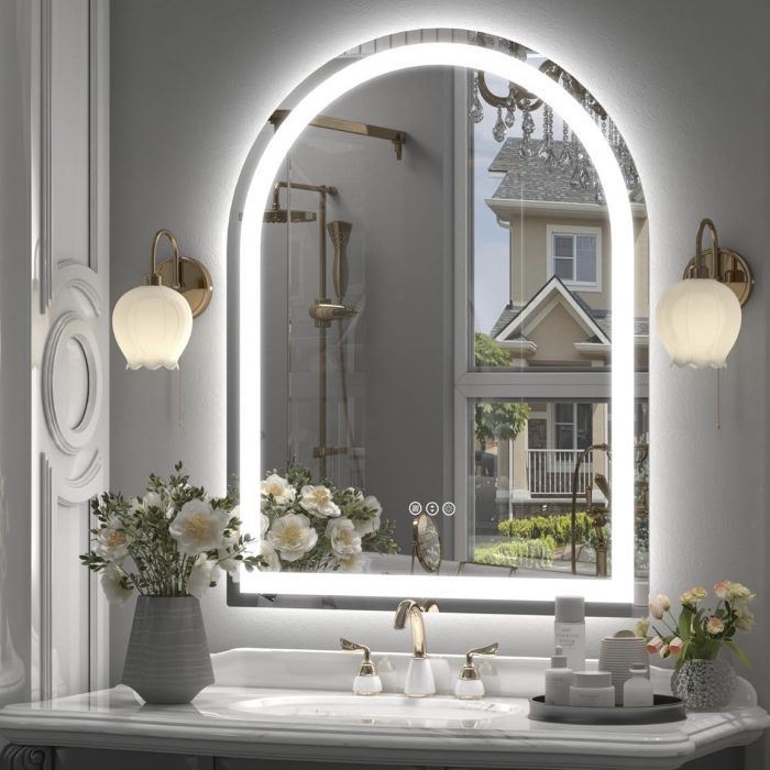 Radiant Arch LED Mirror