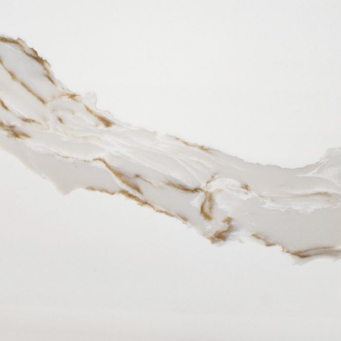 Calacatte Gold Single Hole Quartz Vanity Top - Image 2