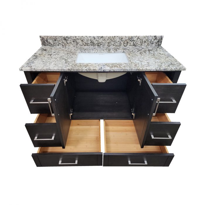 Espresso Bamboo Vanity - Image 2
