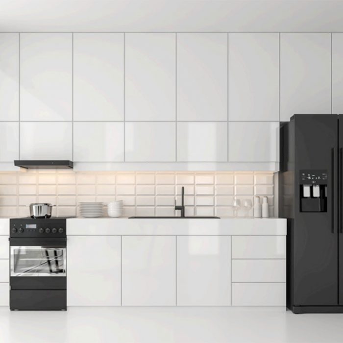 Roland Glacial White Kitchen Cabinets (2-3 Week Lead Time)
