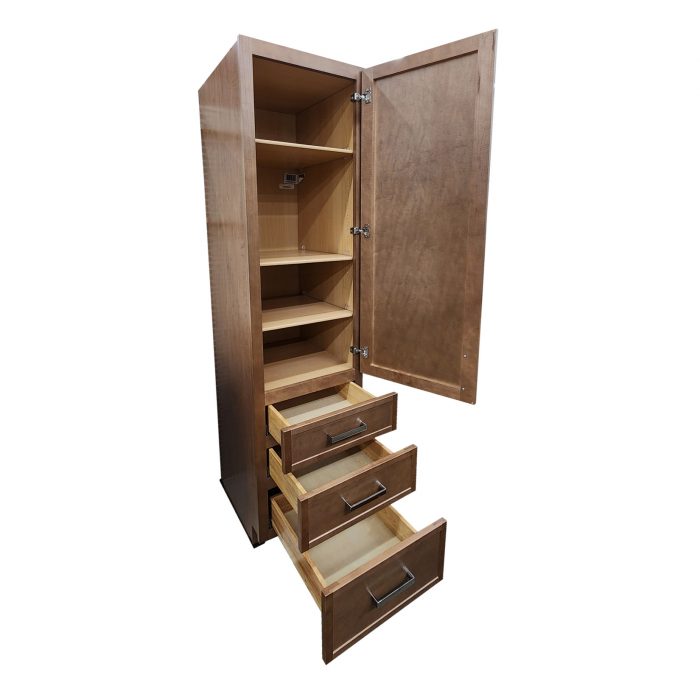 Urbana Pecan Linen Cabinet - Image 2
