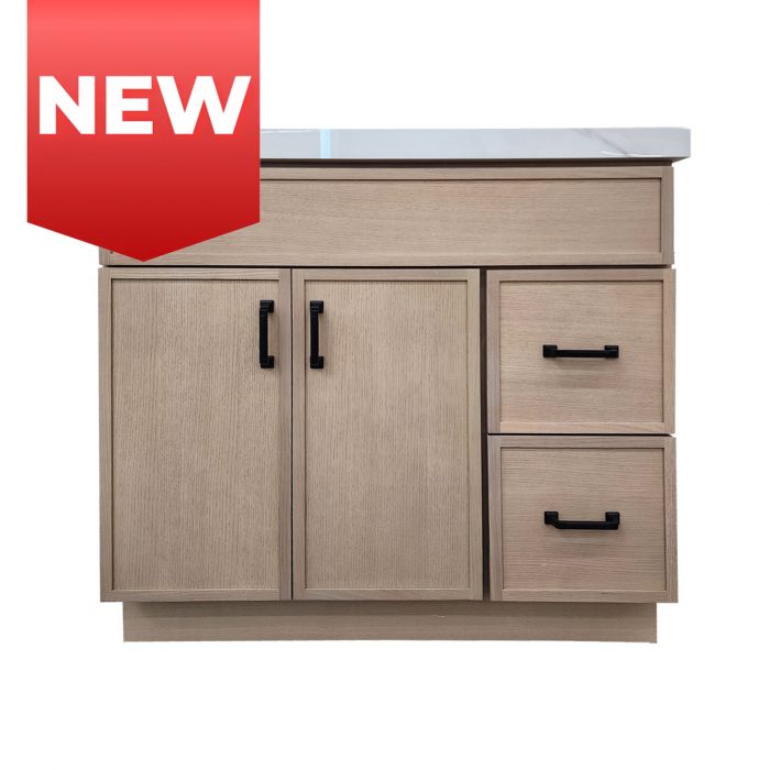 Aria Slim White Oak Vanity