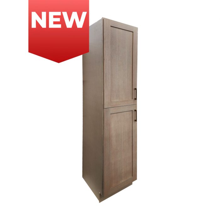 Aria White Oak Shaker Linen Cabinet