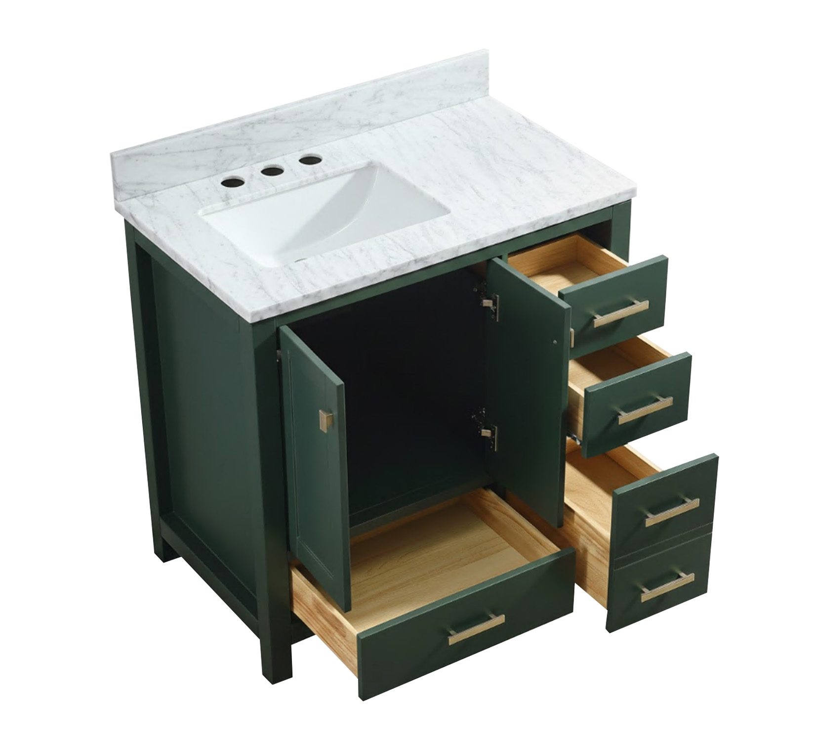 Porter Green Vanity & Top Combo - Image 2