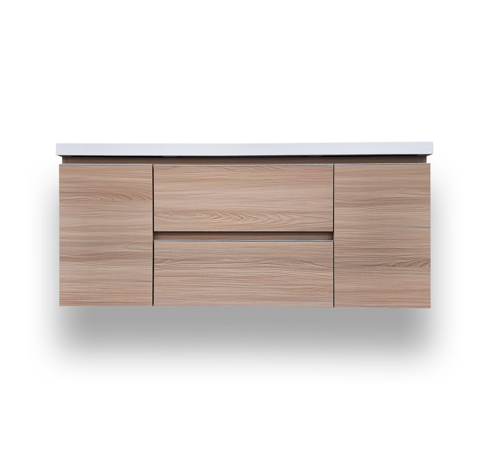 Modern Timber Wall Hung Vanity & Top Combo - Image 3