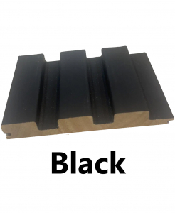 3 Grid Slat Panel (Black)