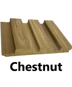 3 Grid Slat Panel (Chestnut)
